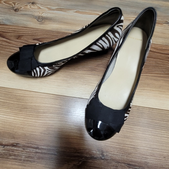 Cole Haan zebra wedge - Picture 2 of 3